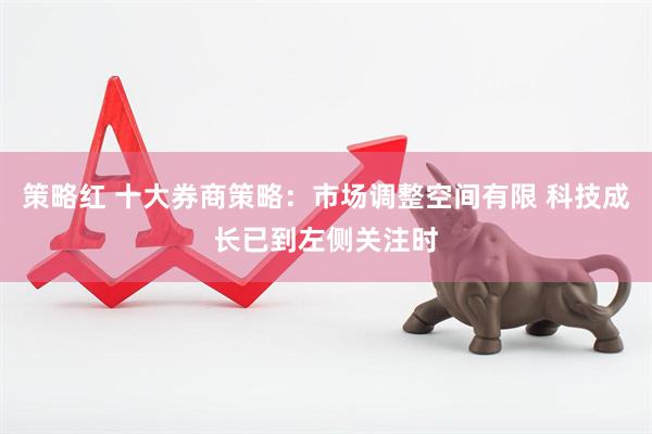 策略红 十大券商策略：市场调整空间有限 科技成长已到左侧关注时