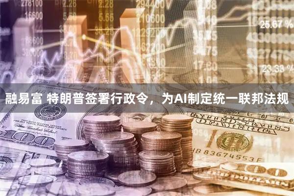 融易富 特朗普签署行政令，为AI制定统一联邦法规