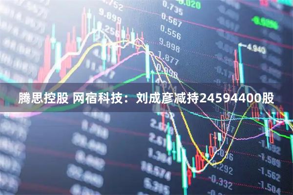 腾思控股 网宿科技：刘成彦减持24594400股